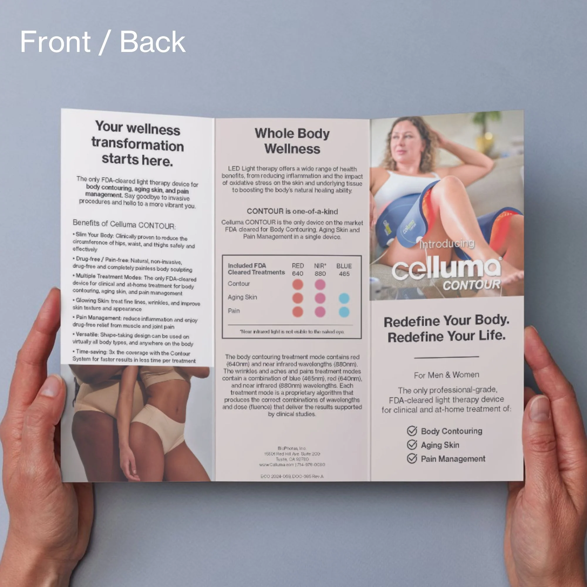 Celluma CONTOUR Patient Brochures – 50PK - Image 2